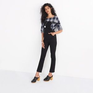 Madewell Black Cali overalls